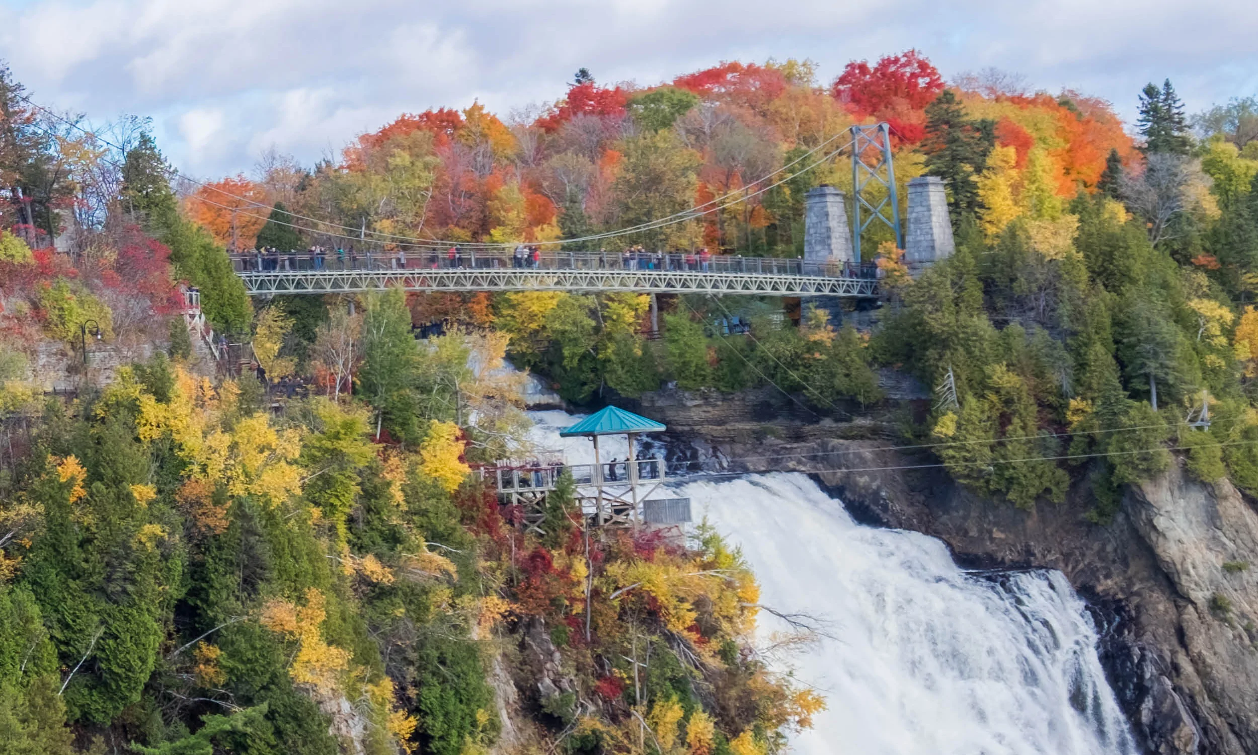 Montmorency Falls in Quebec, Canada