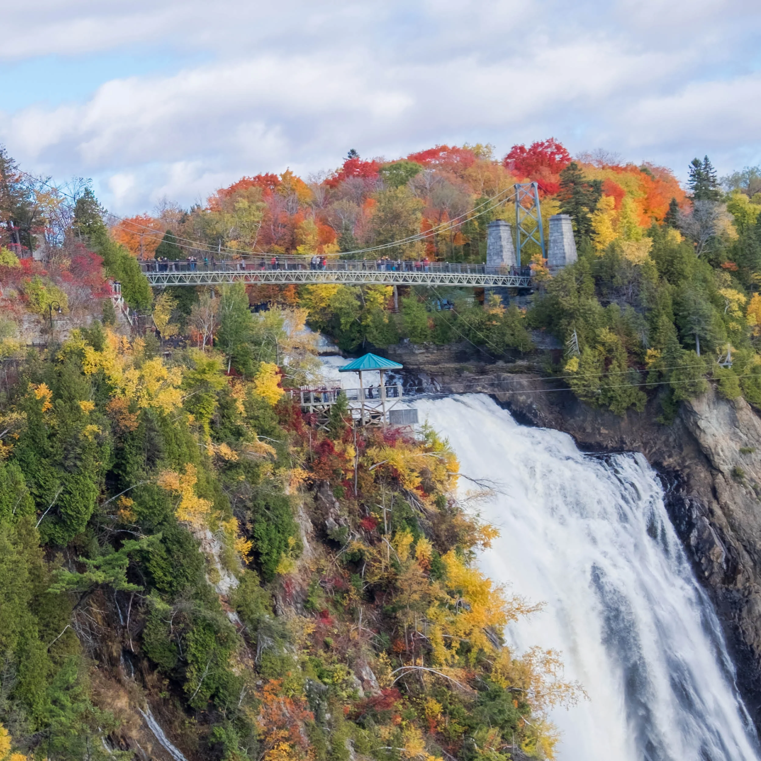 Montmorency Falls in Quebec, Canada
