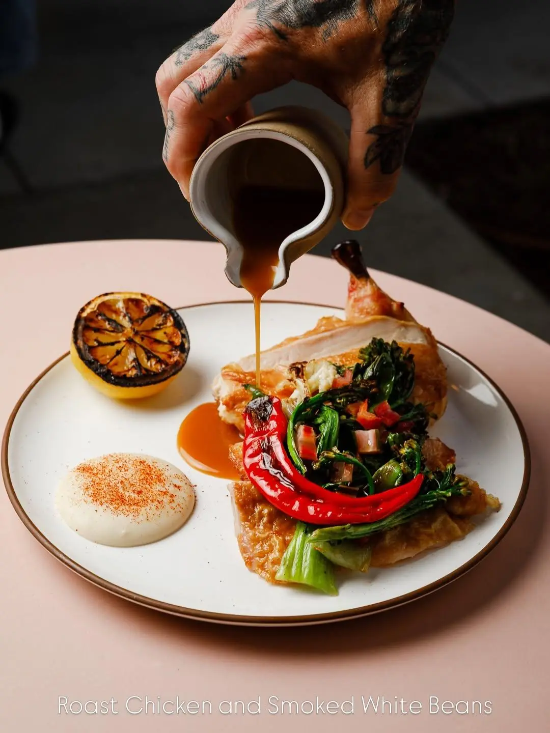 olive and rose dinner plate